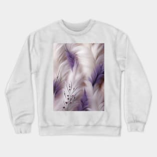 Soft Whispers: The Feathered Touch Crewneck Sweatshirt